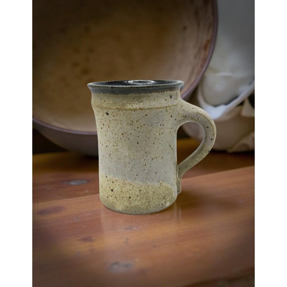 Vintage 1979 D.Lewis Studio Hand Made Earthenware Kiln Fired Mug